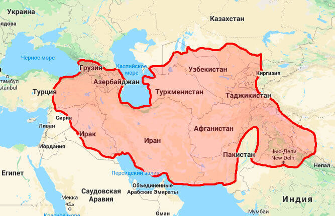 Границы азербайджан казахстан. Территория империи Тамерлана.